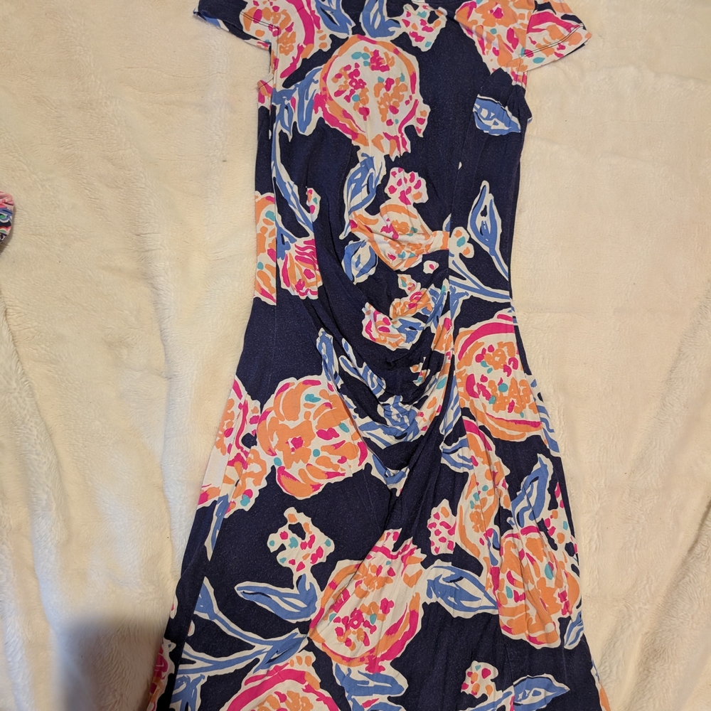 Lilly Pulitzer Orange Maxi Sundress with Flutter Cap Sleeves